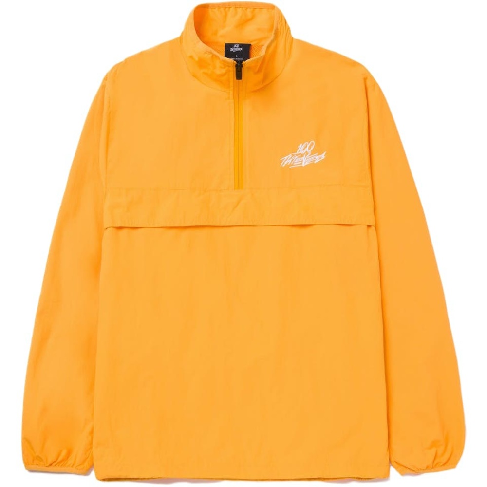 ⚠️NWT *sold out* 100 Thieves Club Jacket yellow anorak windbreaker golf